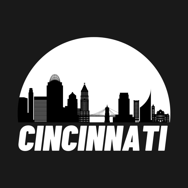 Cincinnati  Skyline by Shirt Tube