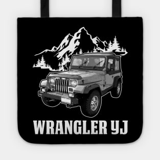 Jeep Wrangler YJ jeep car name Tote