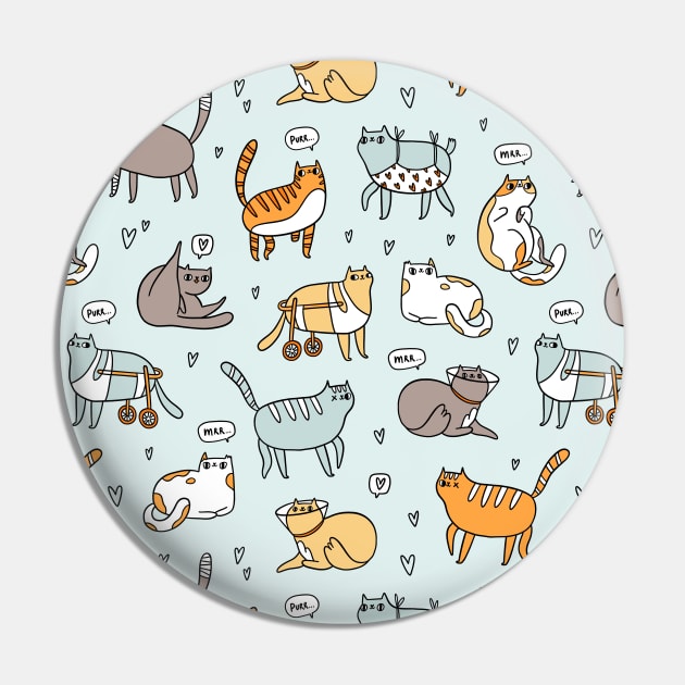 Cute special cats Pin by Stolenpencil