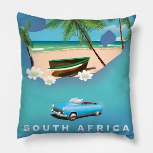 South Africa Map Pillow