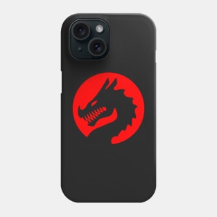 Red Luck Dragon Design, Luck Dragon Gifts Logo Design, Valkyrie War Dragon Phone Case