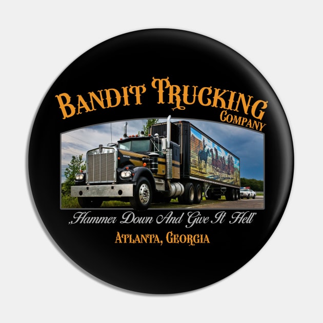 Bandit Trucking Company Pin by Danny's Retro Store