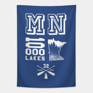 Minnesota MN Land of 10,000 Lakes Tapestry