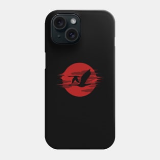 Flight at sunset Phone Case