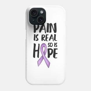 'Pain Is Real So Is Hope' PTSD Mental Health Shirt Phone Case