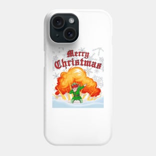 Merry Christmas Dab-splosion Phone Case
