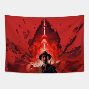 RED OPPENHEIMER Tapestry