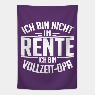 Vollzeit Opa (white) Tapestry