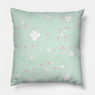 Little Bows From Minty Christmas Collection Pillow