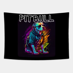 Graffiti Style - Cool Pitbull 3 Tapestry