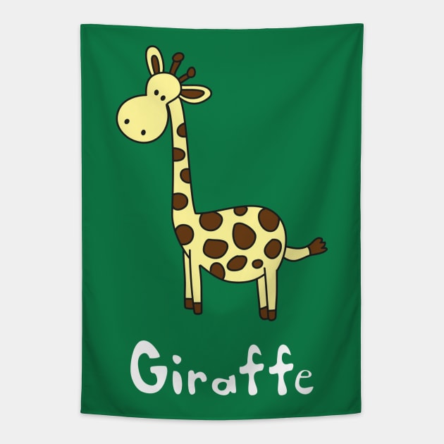 Giraffe Tapestry by ptdoodles