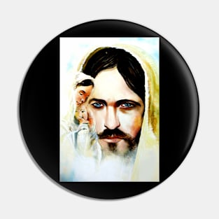 son of God and Virgin Mary Pin