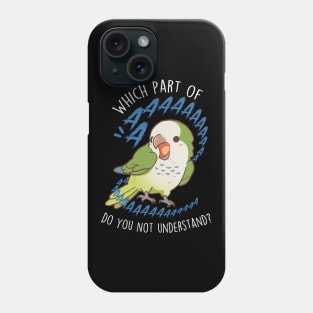 Green Quaker Parrot Aaaa Phone Case