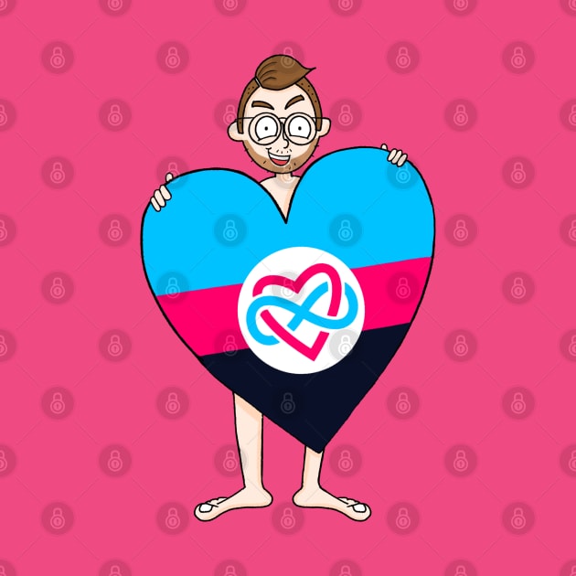 Polyamory Pride Heart by LoveBurty