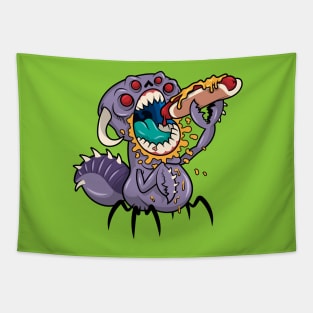 Om Nom Alien Bug Tapestry