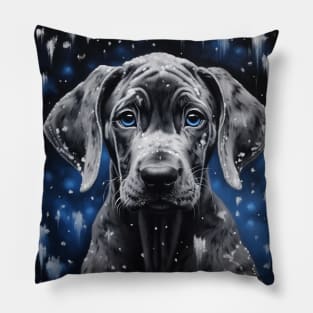 Great Dane Painting Pillow