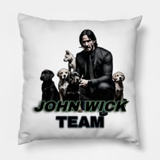 john wick team : dog team Pillow