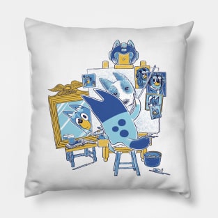 Bluey Portrait Pillow