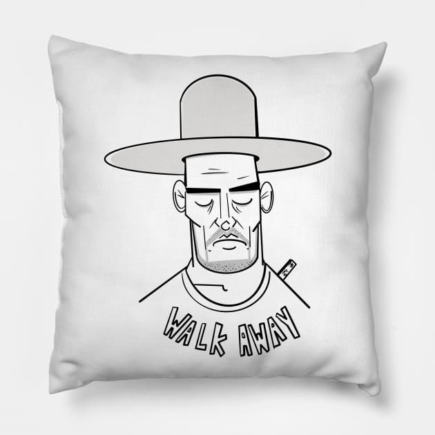 Walk Away Pillow by MARÓProduction