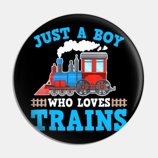 Train Birthday  Who Loves Trains Toddler Kids Pin