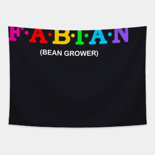 Fabian - Bean Grower. Tapestry