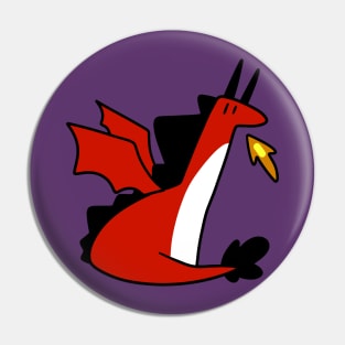 Little Red Dragon Pin