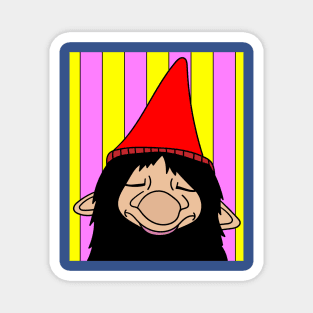 Funny Dwarf Garden Gnome Magnet