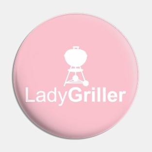 Grill Giants Lady Griller Tshirt Pin