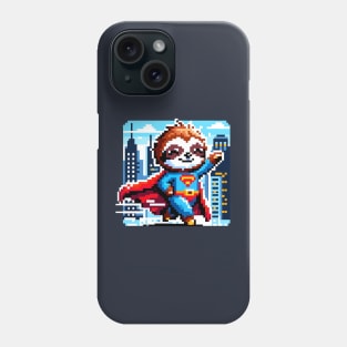 Urban Sloth Hero: The Slow Savior Phone Case