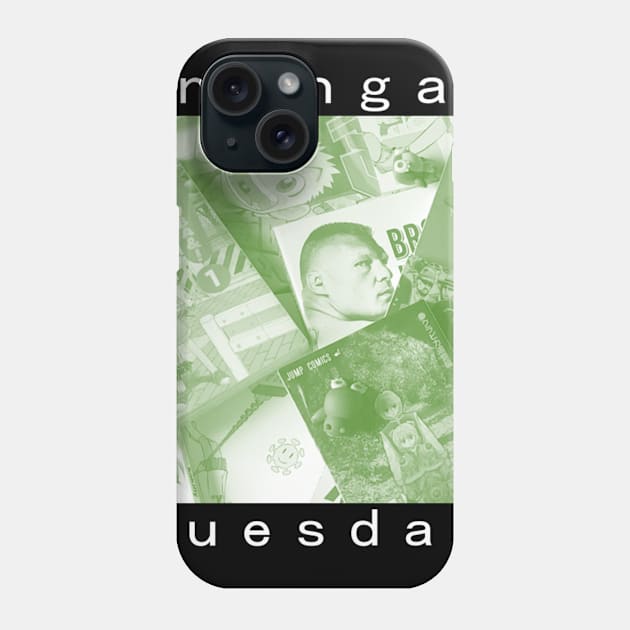 Manga Tuesday Green (small variant) Phone Case by MangaTuesday