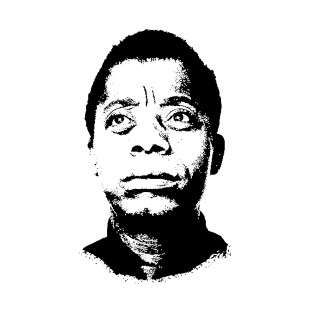 James Baldwin Portrait Pop Art T-Shirt