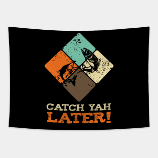 Funny Fishing Quote Tapestry