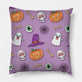 Halloween Seamless Pattern Pillow