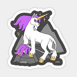 Climbing unicorn Magnet