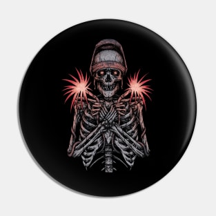 American Welder Skull Pin