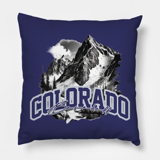 Pegasus Sports Colorado Rockies Mascot Pillow