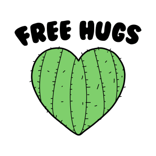 Free Hugs | Cactus Heart T-Shirt