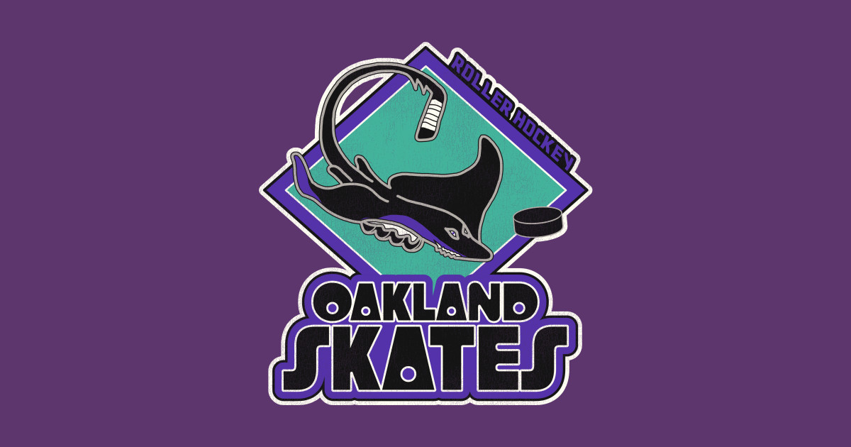 Defunct Oakland Skates Roller Hockey Hockey TShirt TeePublic