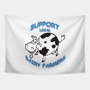 Support Local Dairy Farmers Tapestry