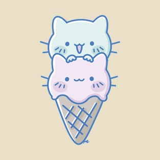 kawaii cat-icecream T-Shirt