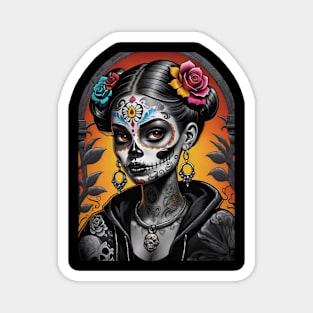 Catrina Dia De Los Muertos Magnet