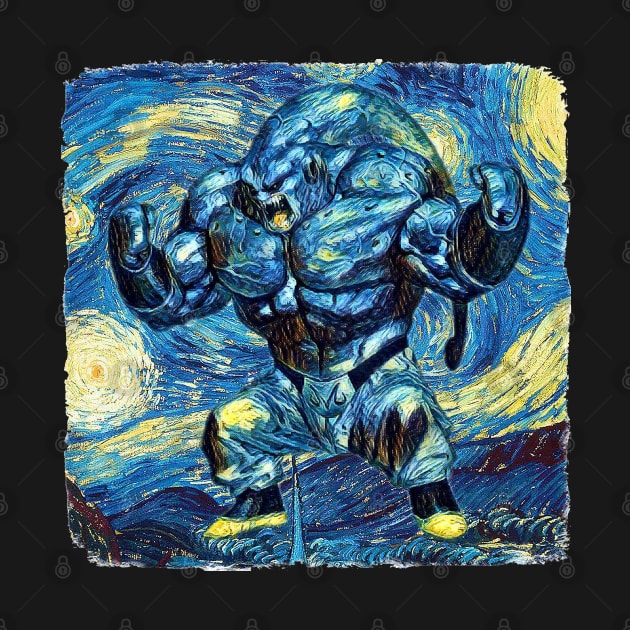 Majin Buu Van Gogh Style by todos