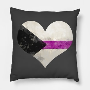 Demi Pride Heart - Watercolor Pillow