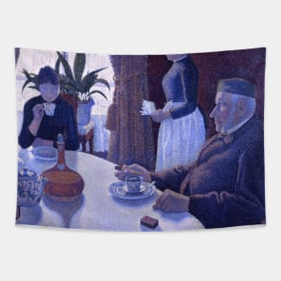 Breakfast by Paul Signac Tapestry