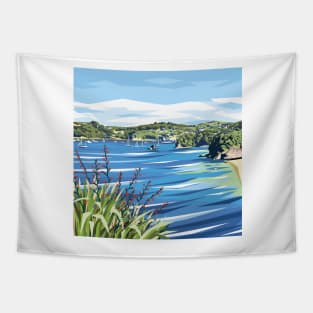 Halfmoon Bay, Stewart Island, New Zealand Tapestry