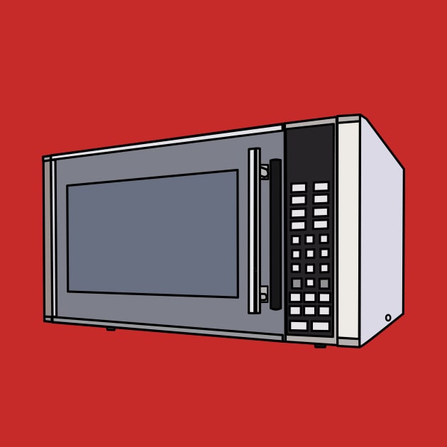 Microwave cartoon illustration by Miss Cartoon