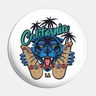 california skate panther Pin