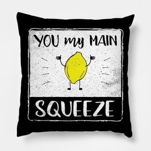 Main Squeeze Lemon Fruit Pun II Pillow