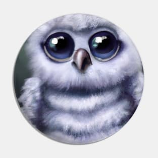 Baby Owl Pin