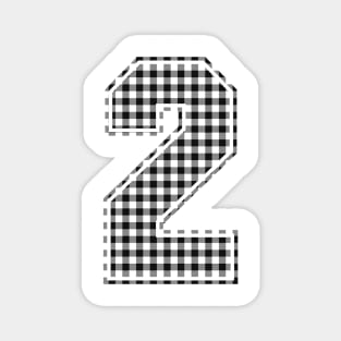 Plaid Number - 2 - Dark Magnet